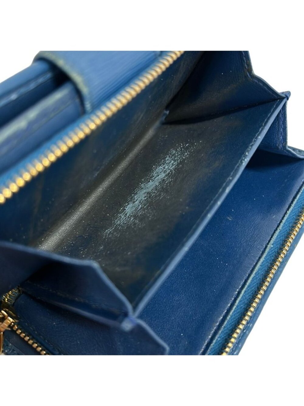 Prada Blue Leather Wallet - Picture 10 of 10